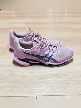 Women's Solution Speed FF 3 Clay Tennis Shoes Light Ube and Indigo Fog Size 9.5